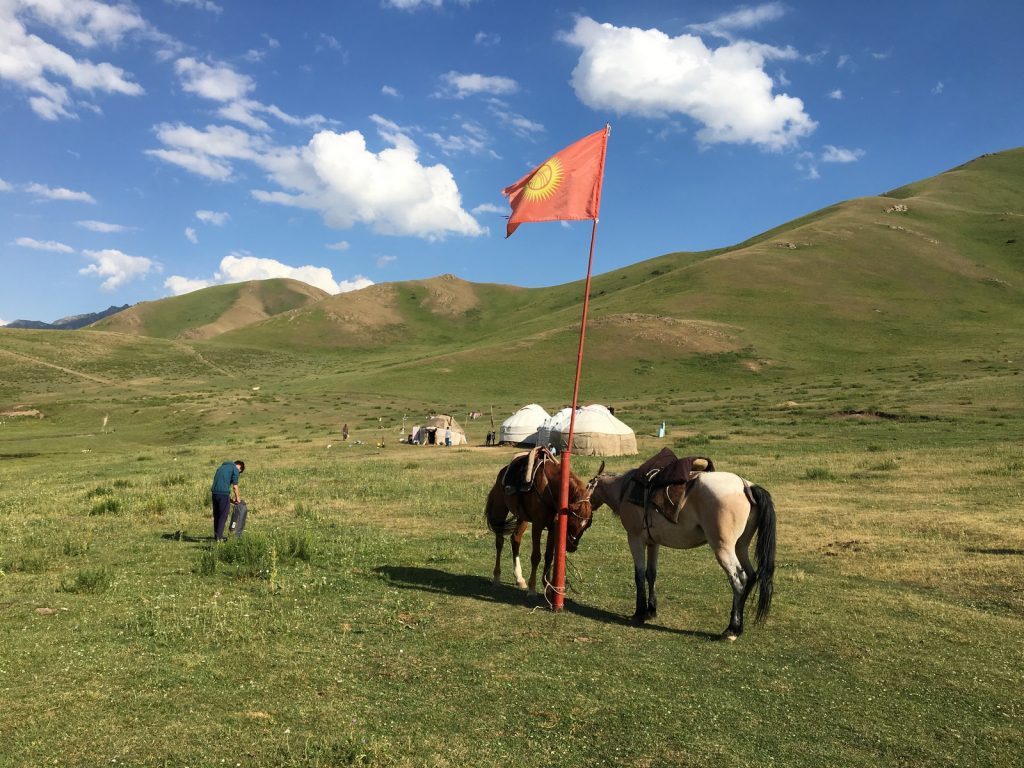 Kyrgyz landscape (Song Kol)